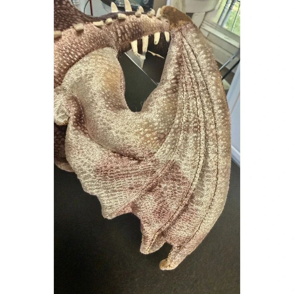 Harry Potter Hedwig & Hungarian Horntail Dragon Plush Lot Universal Wizarding